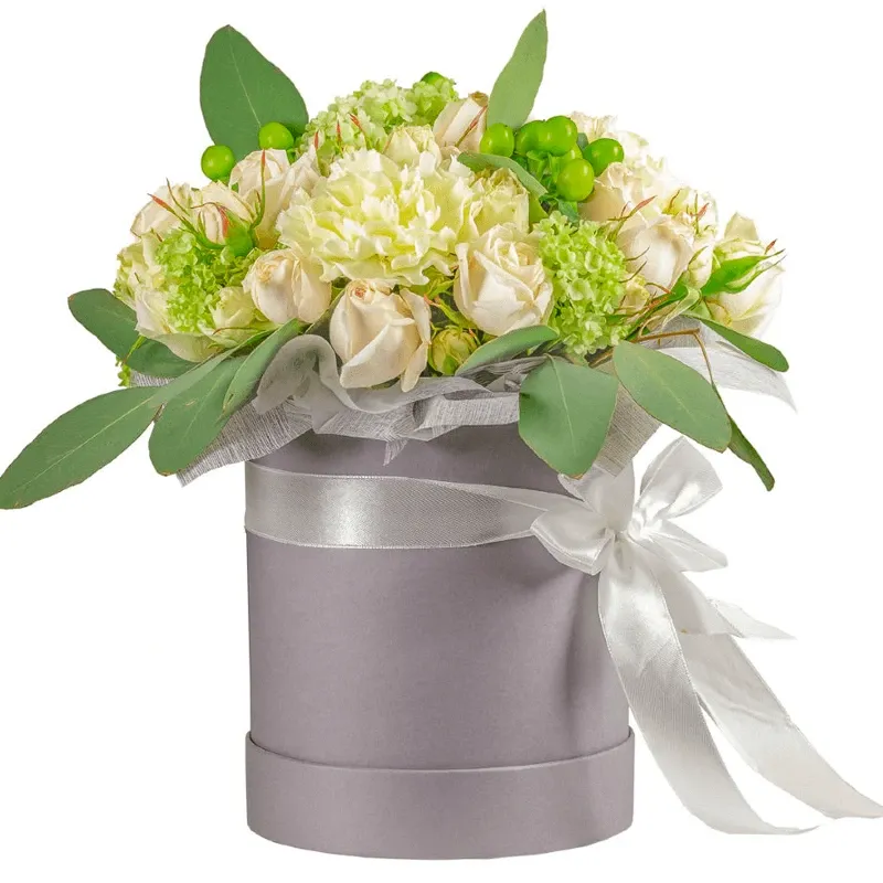 Цветы в коробке «Воспоминания о счастье»